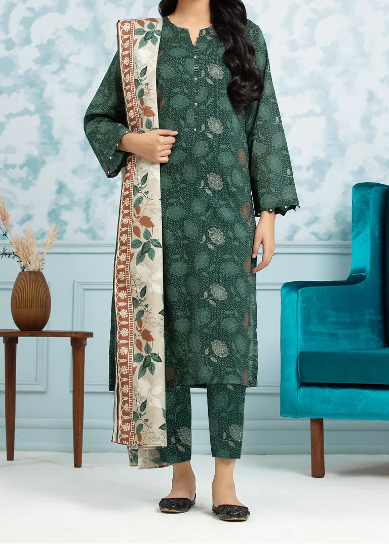 Grace S1385 - Digital Printed 3pc Lawn Dress With Printed Lawn Dupatta.