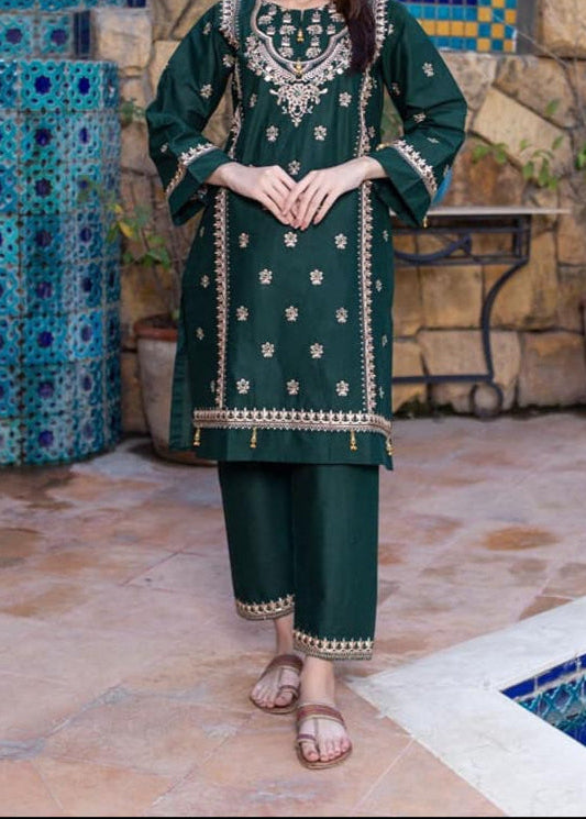 Grace S1278-Embroidered 2pc Lawn Dress