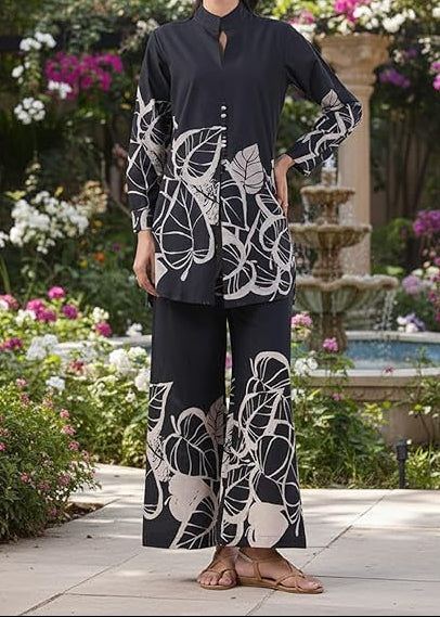 Grace W983- Digital Printed 2pc Karandi Dress.