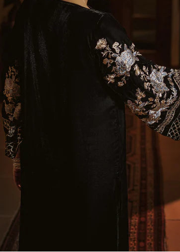 Grace W1004-Embroidered 2pc Velvet Dress.