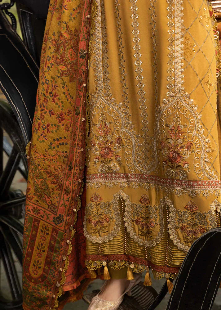Grace Z-(S1332) - Stitched Embroidered 3pc Lawn Dress With Printed Lawn Dupatta.