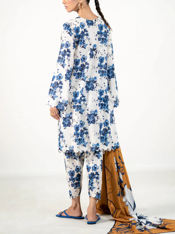 Grace S993-Digital Printed 3pc Lawn Dress with Digital Printed Lawn Dupatta.