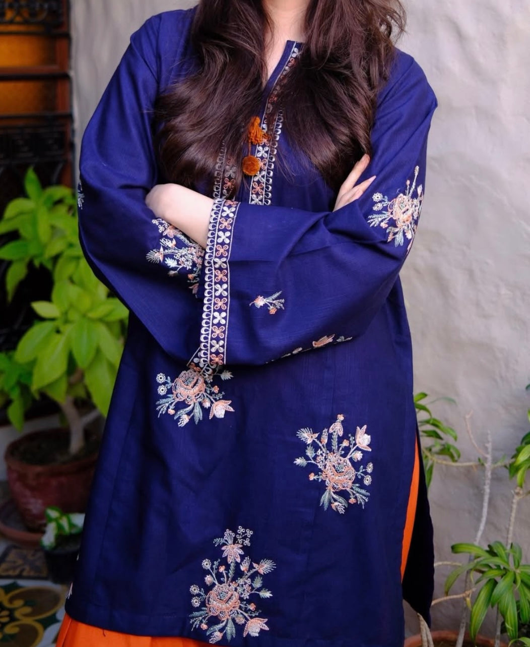 Grace W992-Embroidered 2pc Marina Dress.