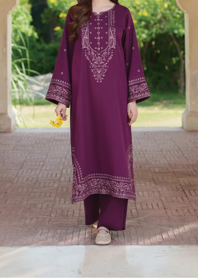 Grace S1294-Embroidered 2pc Lawn Dress.