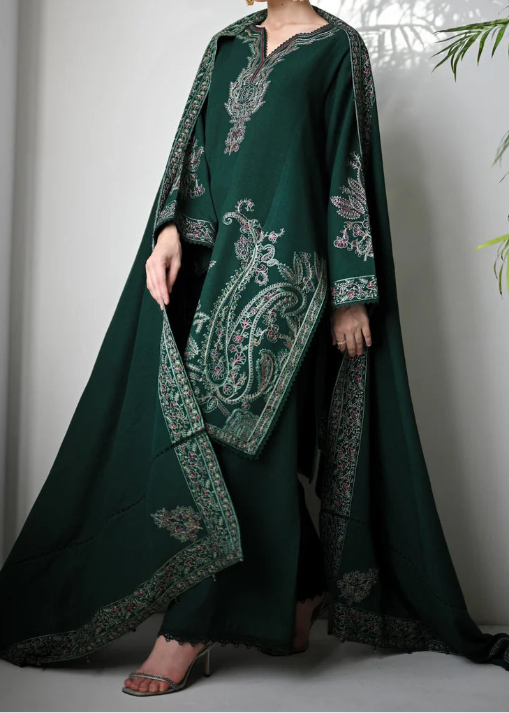 Grace S1510 - Embroidered 3pc Lawn Dress With Embroidered Lawn Dupatta.