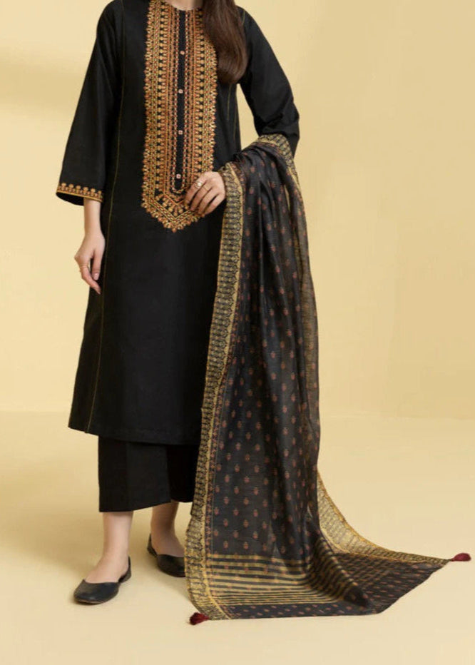 Grace S1262-Embroidered 3pc Lawn Dress With Printed Munar Dupatta.
