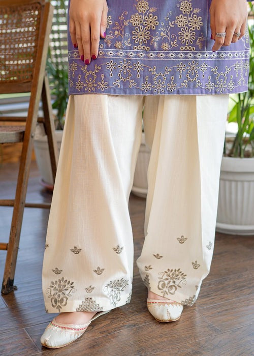 Grace S1339-Embroidered 2pc CHIKANKARI Lawn Dress.