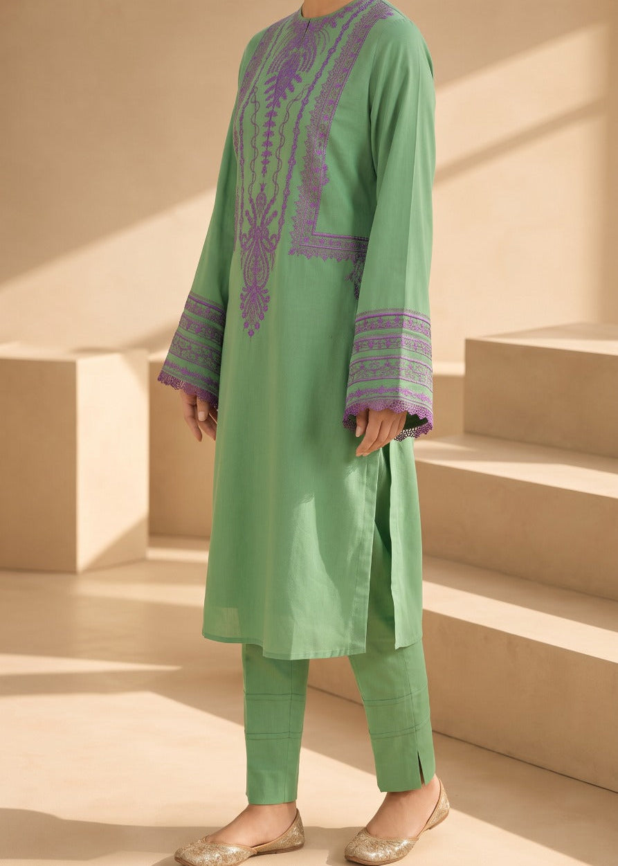 Grace S1543-Embroidered 2pc Lawn Dress.