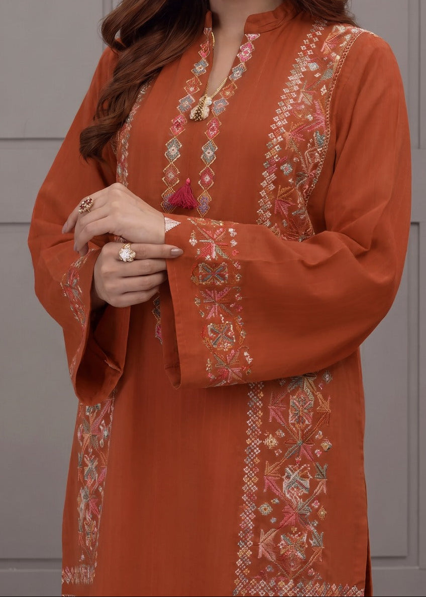 Grace S1548-Embroidered 2pc Lawn Dress.