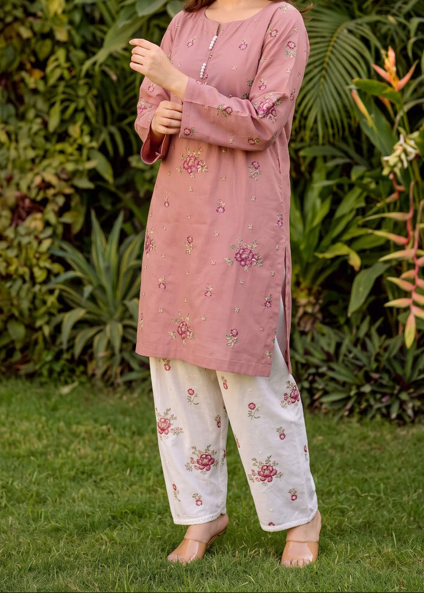 Grace W1085 - Embroidered 2pc Marina Dress.