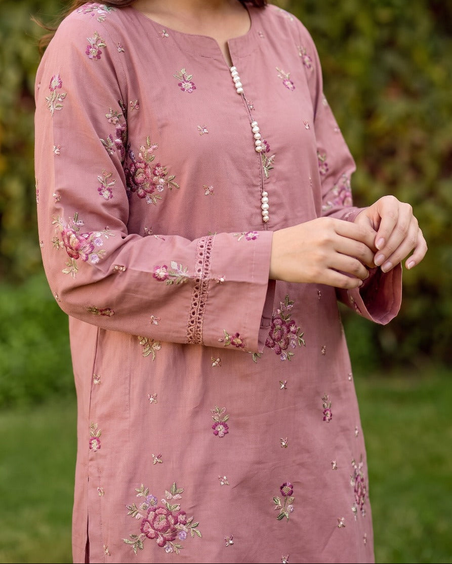 Grace W1085 - Embroidered 2pc Marina Dress.