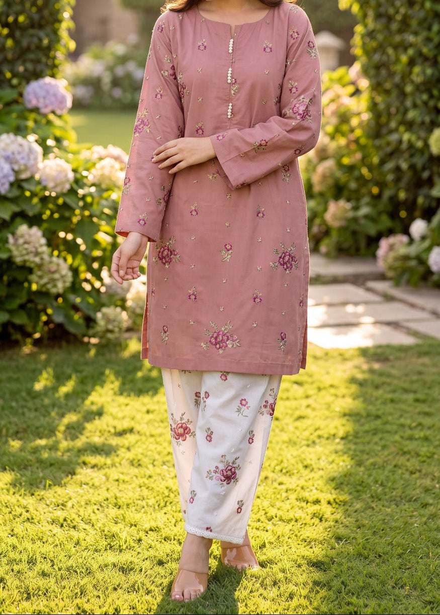 Grace W1085 - Embroidered 2pc Marina Dress.