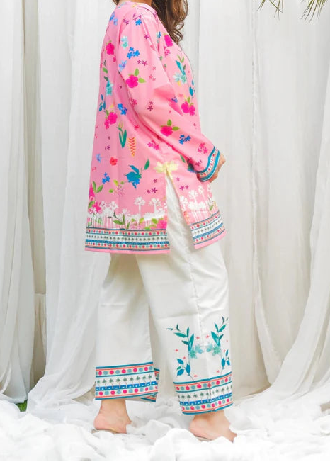 CS-117 REEMA - STITCHED 2PC PRINTED CO-ORD SET.
