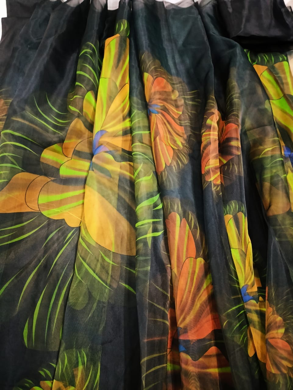 Grace S42 - Digital Printed 2pc Organza dress.