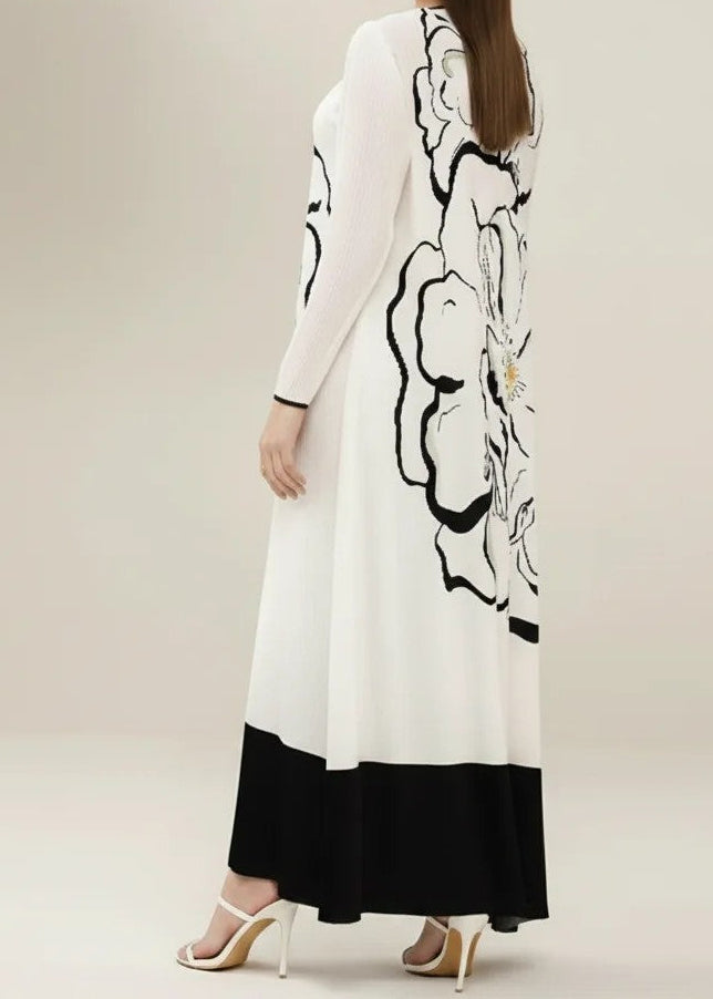 Grace W954- Digital Printed 2pc Karandi Dress.
