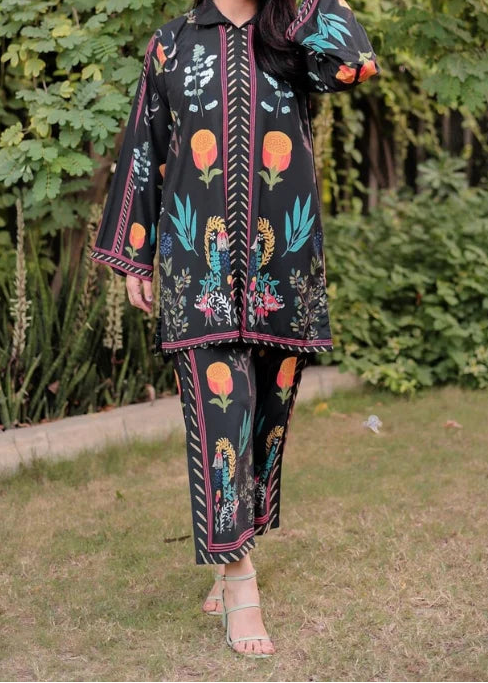 Grace W960- Digital Printed 2pc Karandi Dress.