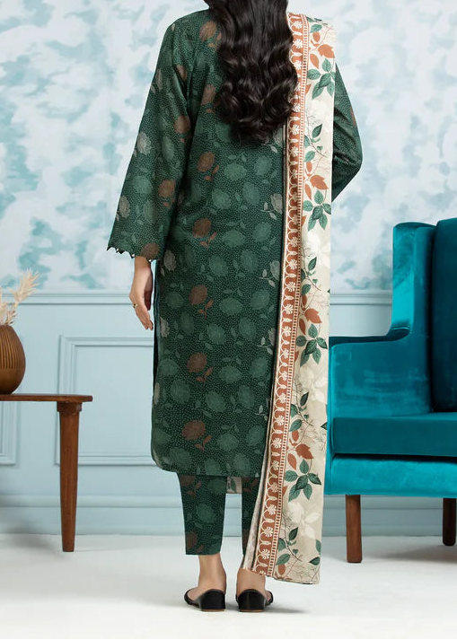 Grace S1385 - Digital Printed 3pc Lawn Dress With Printed Lawn Dupatta.
