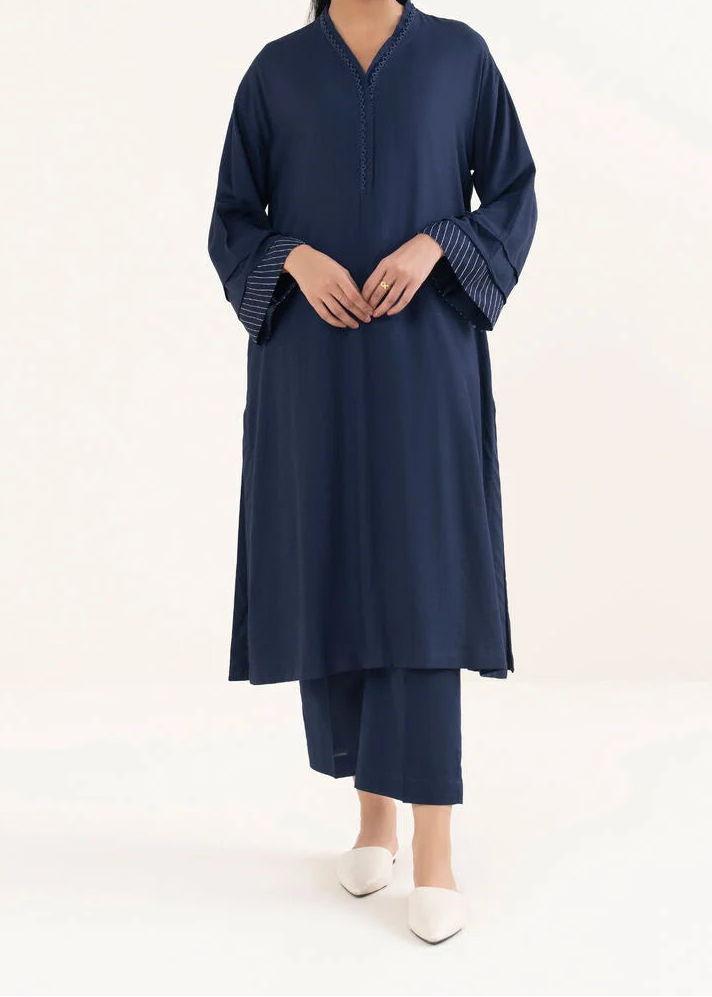 C-S 046- STITCHED 2PC LAWN CO-ORD SET.