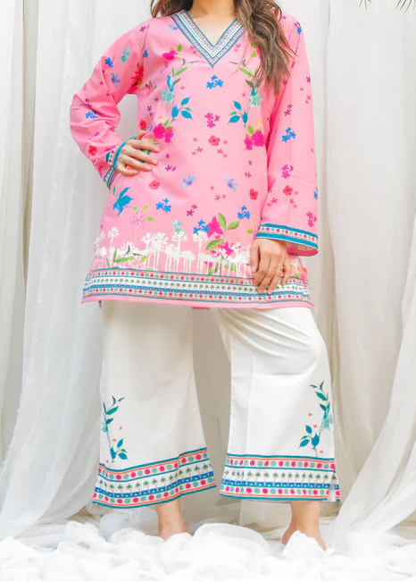 CS-117  REEMA - STITCHED 2PC PRINTED CO-ORD SET.