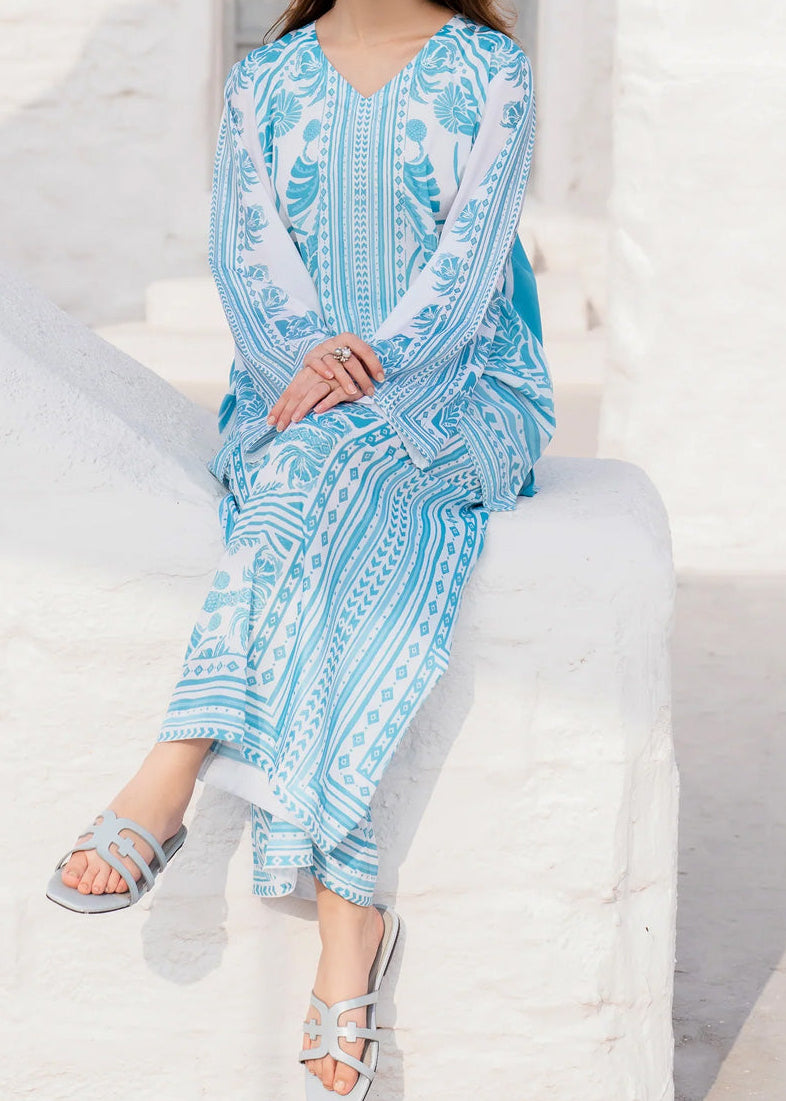 Grace W957- Digital Printed 2pc Karandi Dress.