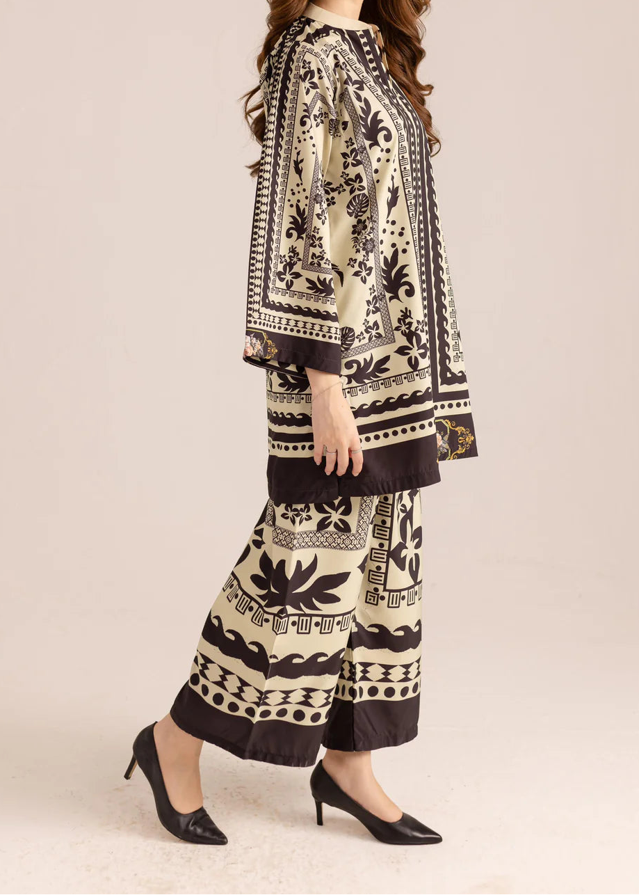 CS-115 RUBI - STITCHED 2PC PRINTED CO-ORD SET.
