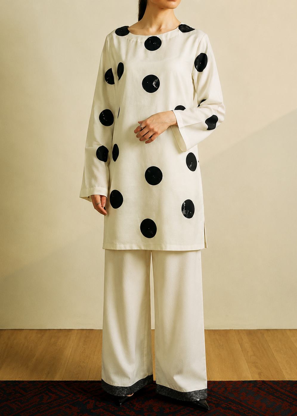 Grace S1519 -Embroidered 2pc lawn dress.