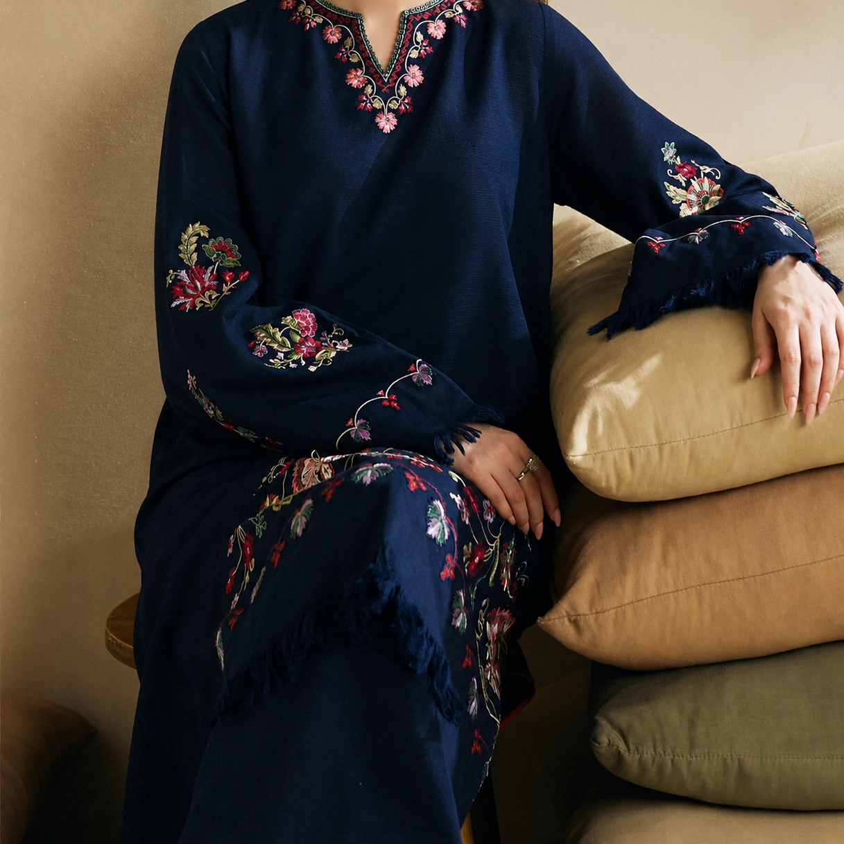 Grace W1021-Embroidered 2pc Marina Dress.
