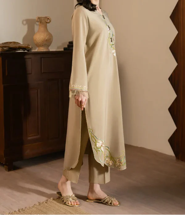 Grace Z-(S1435 ) - Stitched Embroidered 2pc Lawn Dress.