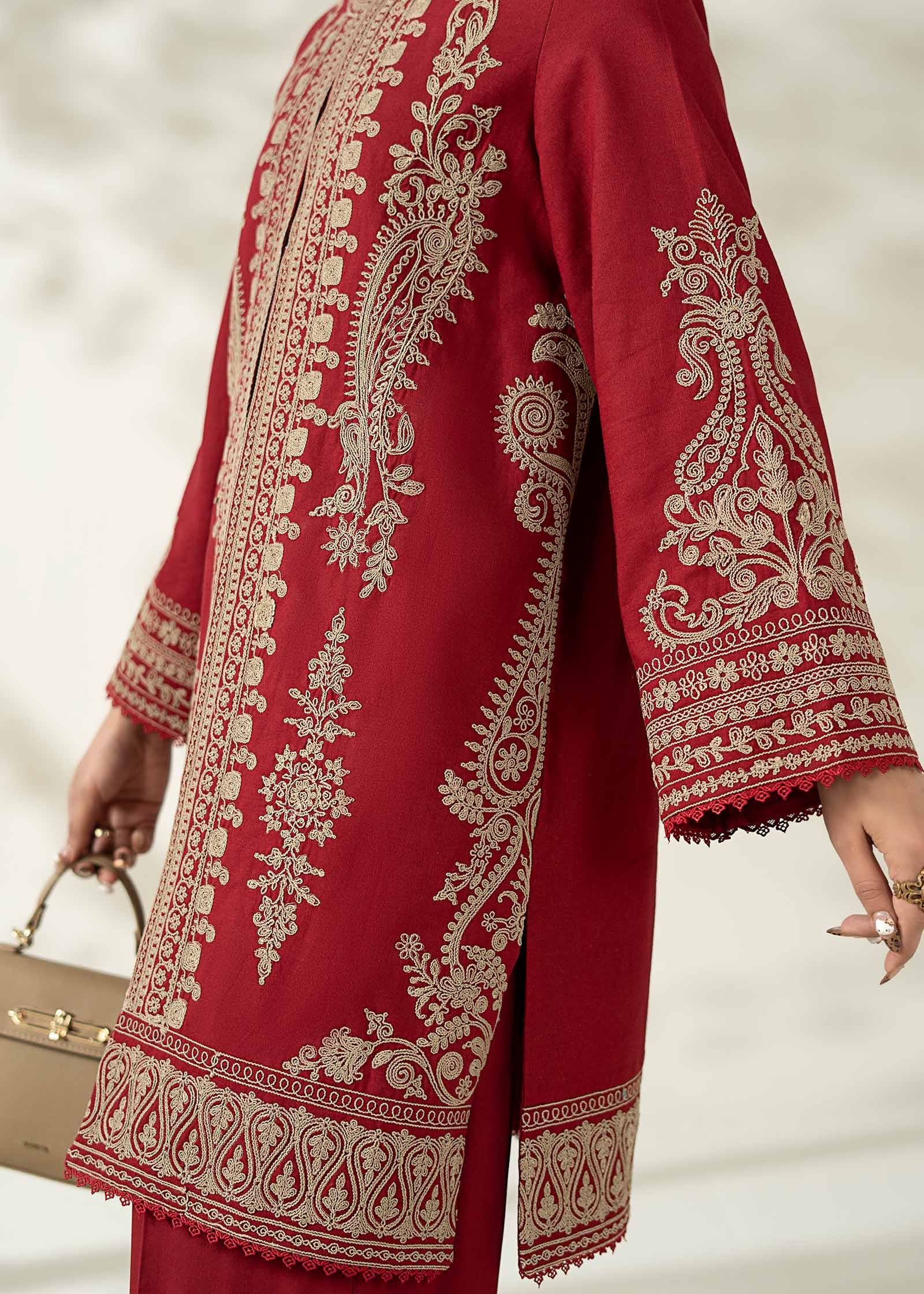 Grace W846-Embroidered 2pc Marina Dress
