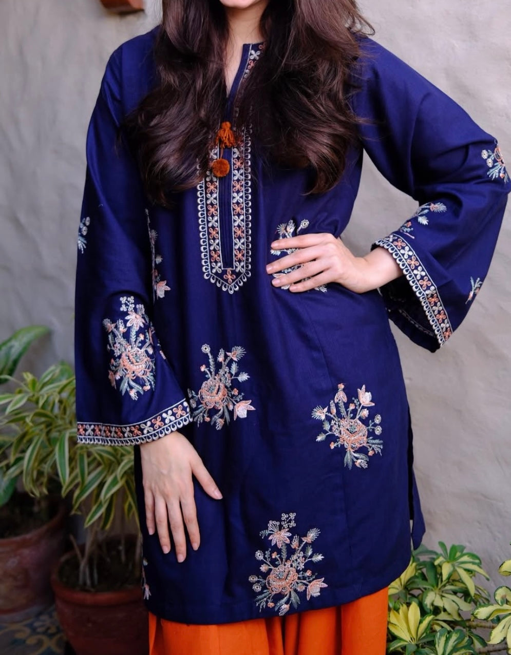 Grace W992-Embroidered 2pc Marina Dress.