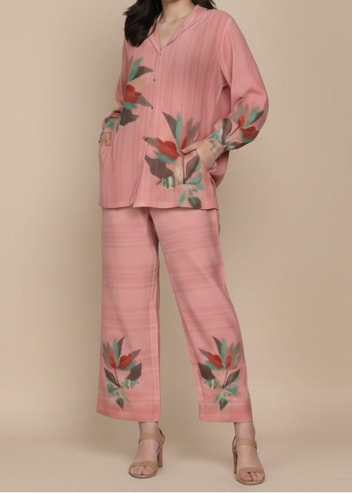 Grace W956- Digital Printed 2pc Karandi Dress.