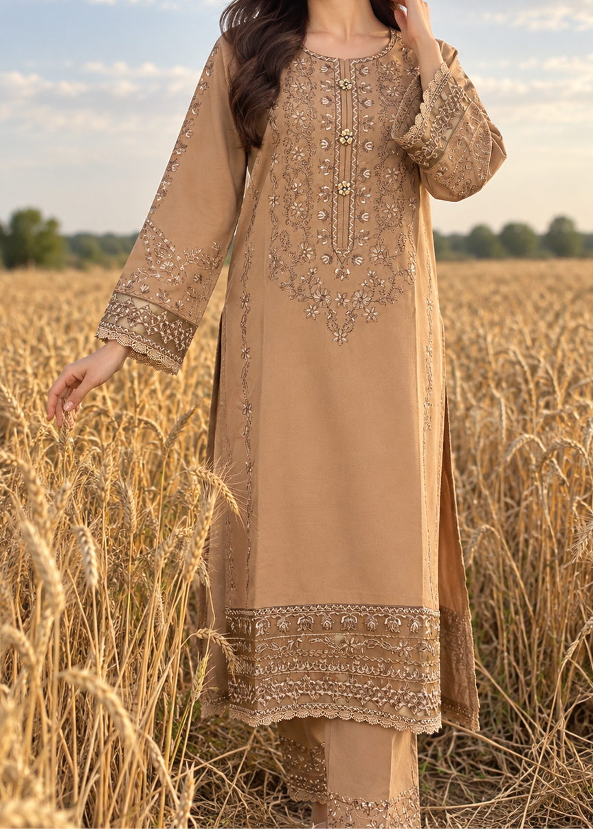 Grace W1026 - Embroidered 2pc Marina Dress.