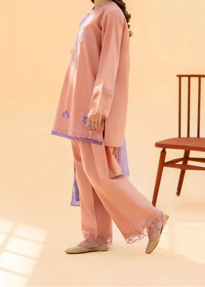 Grace S1506 - Embroidered 3pc CHIKANKARI Lawn Dress With Printed Chiffon Dupatta.