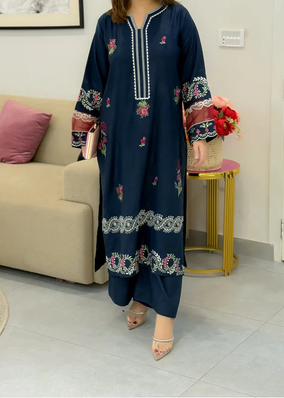 Grace W888-Embroidered 2pc Marina Dress.
