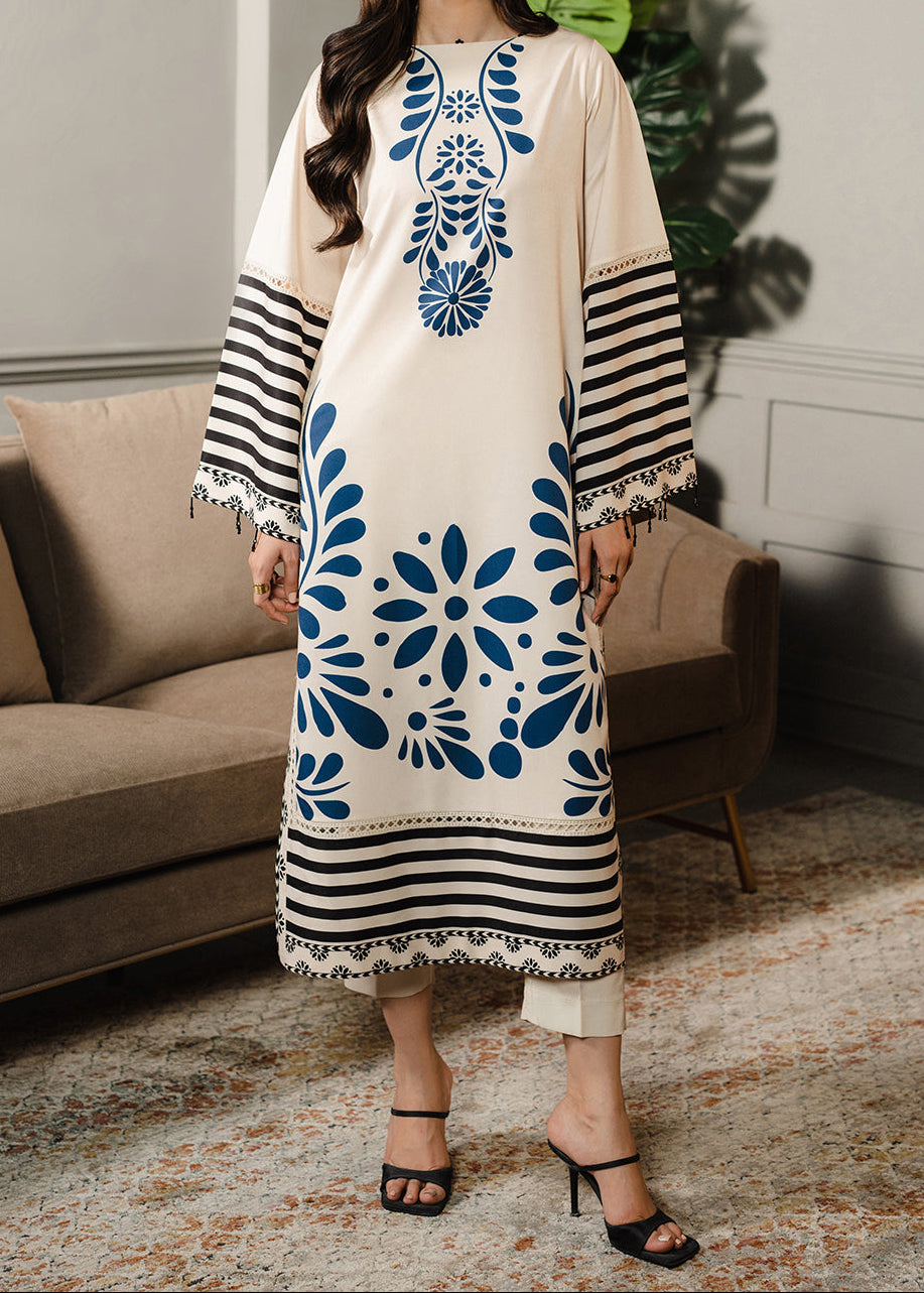 Grace W1015 - Digital Printed 3pc Silk Dress With Digital Printed Silk Dupatta.