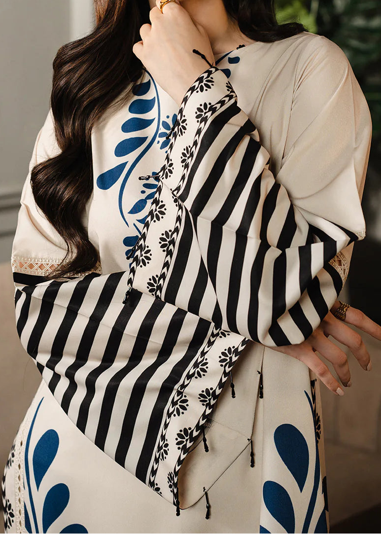 Grace W1015 - Digital Printed 3pc Silk Dress With Digital Printed Silk Dupatta.