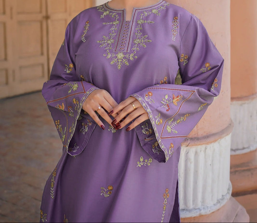 Grace S1215-Embroidered 2pc Lawn Dress