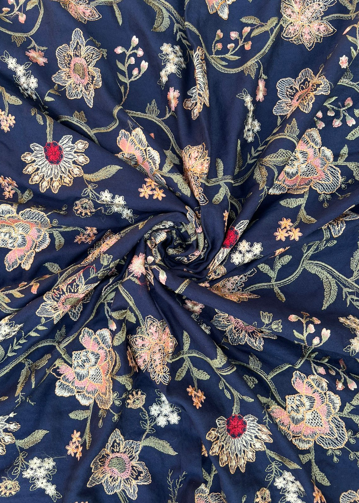 Sarinnah Premium D30-Luxury Formal Heavy Embroidered Karandi Shawl.