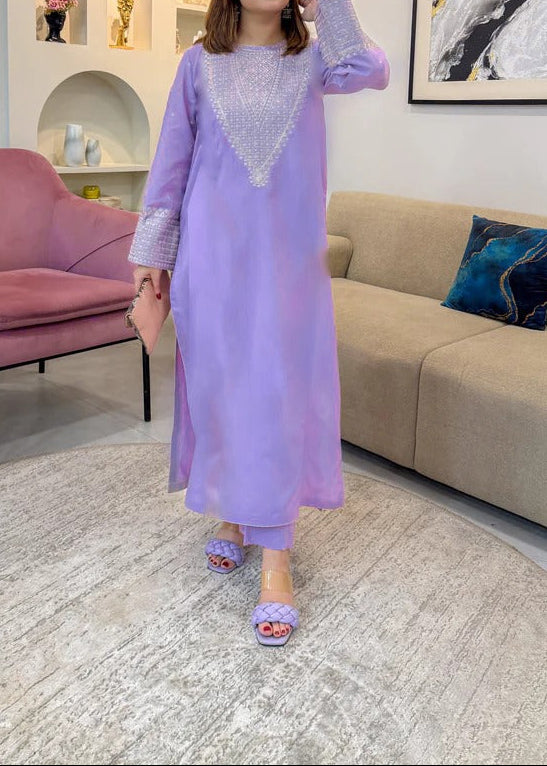 Grace S1328-Embroidered 2pc Lawn Dress.