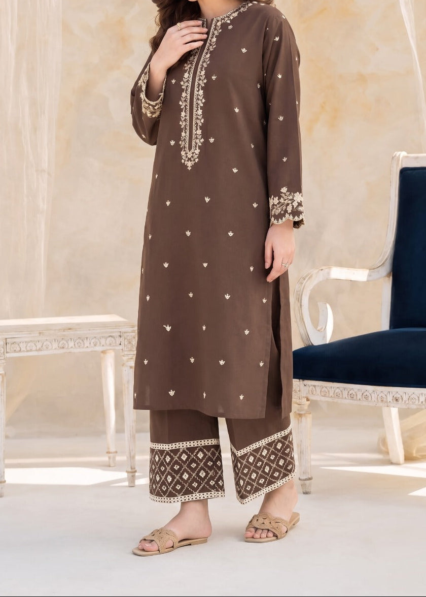 Grace S1547-Embroidered 2pc Lawn Dress.