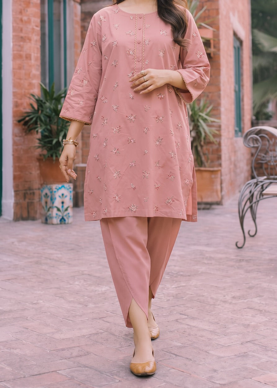 Grace S1549-Embroidered 2pc Lawn Dress.