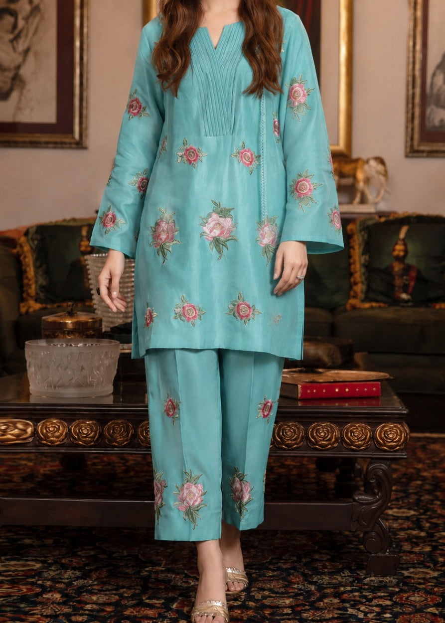 Grace S1573-Embroidered 2pc Lawn Dress.
