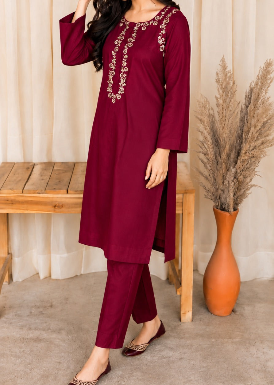 Grace W1071 - Embroidered 2pc Marina Dress.