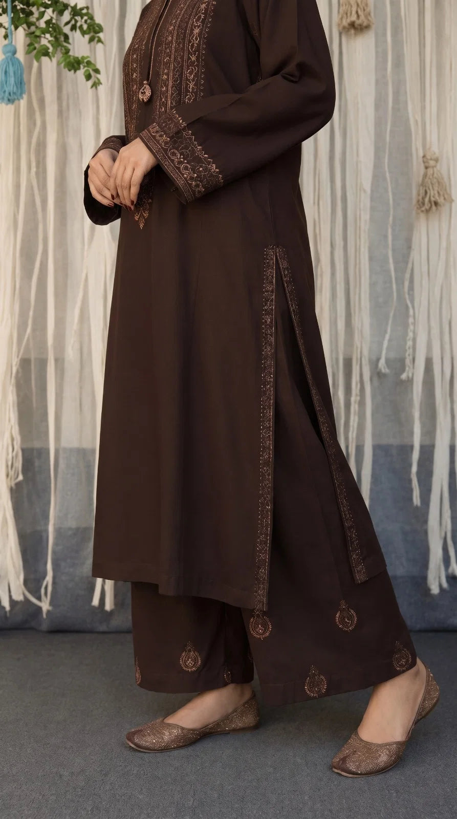 Grace W1032 - Embroidered 2pc Marina Dress.