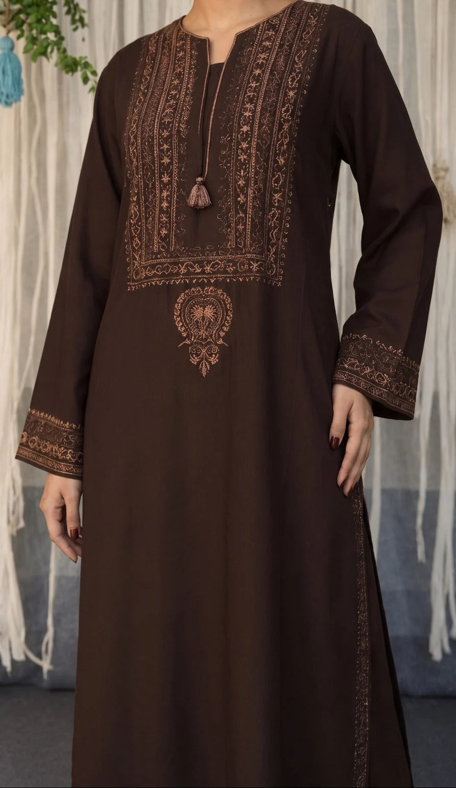 Grace W1032 - Embroidered 2pc Marina Dress.