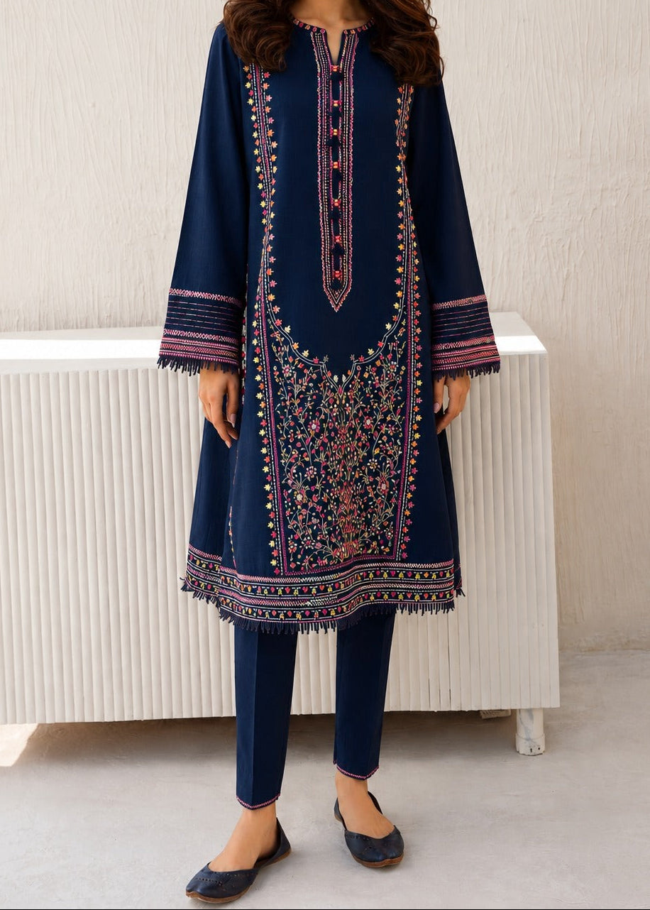 Grace W1027 - Embroidered 2pc Marina Dress.