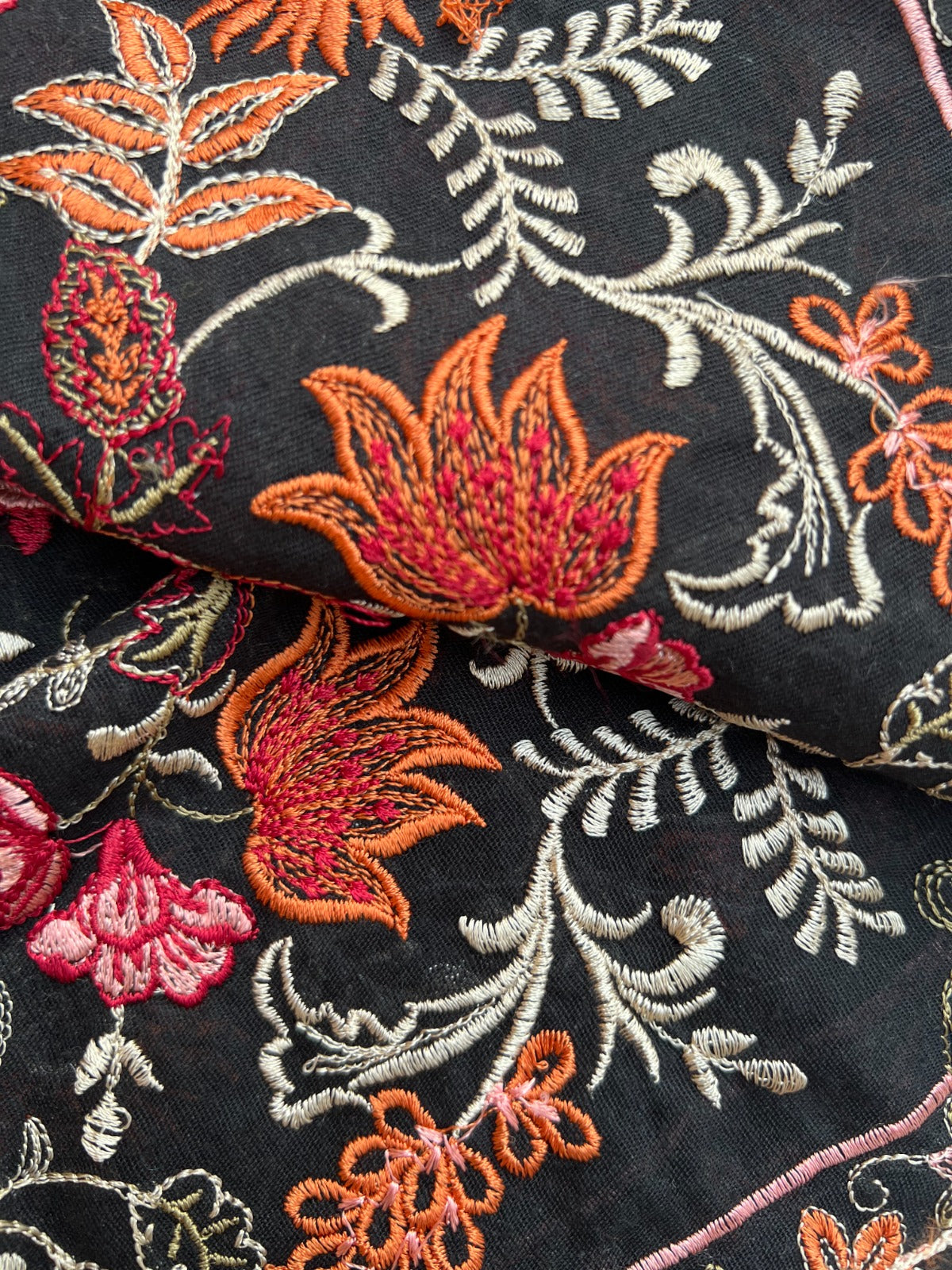 Sarinnah Premium D76-Luxury Formal Heavy Embroidered Karandi Shawl.