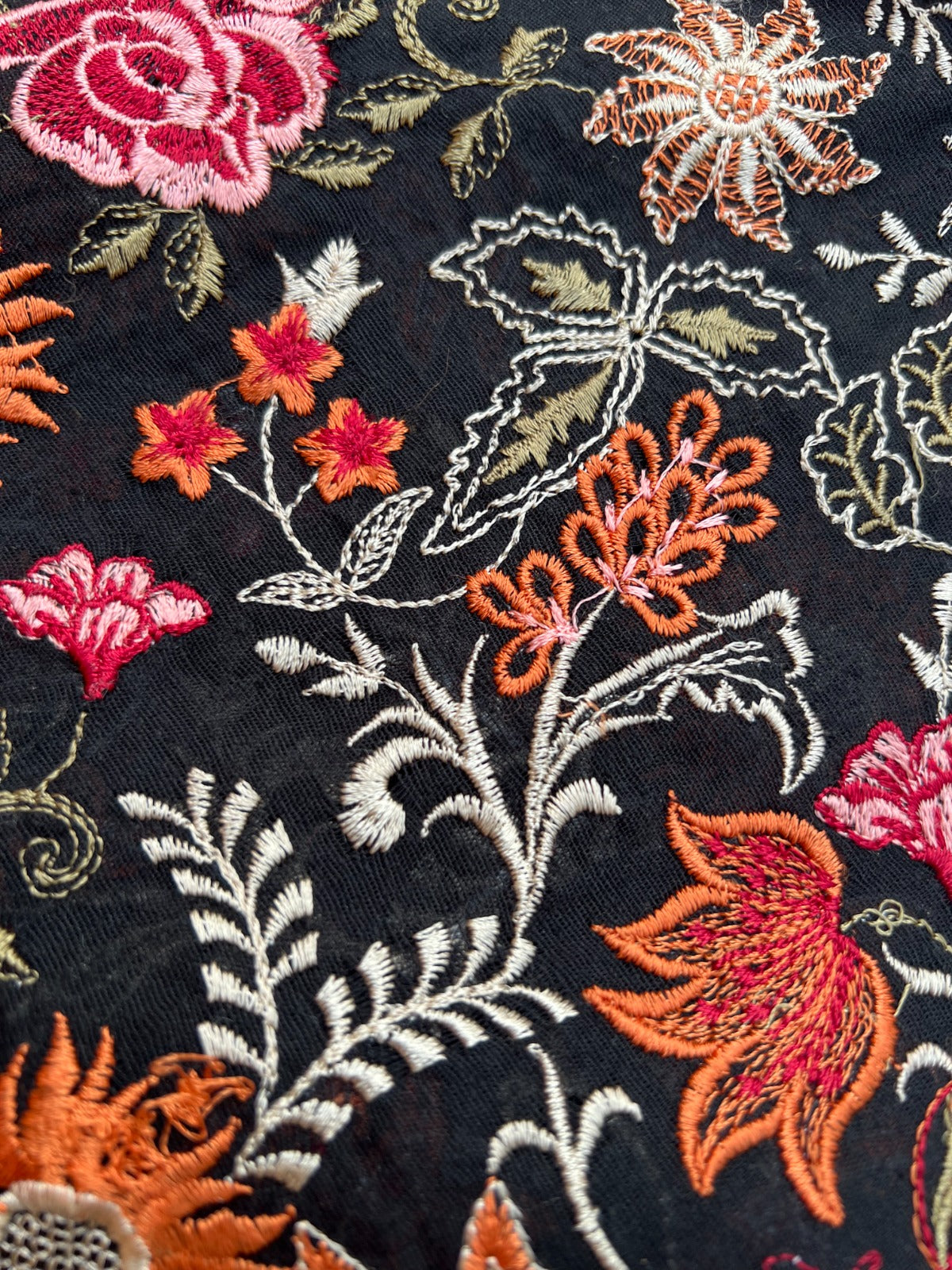 Sarinnah Premium D76-Luxury Formal Heavy Embroidered Karandi Shawl.