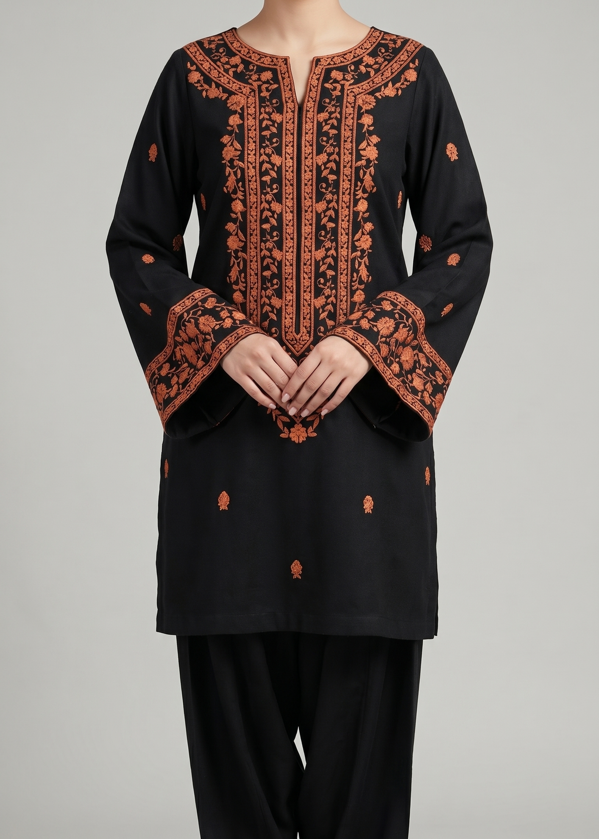 Grace S1355-Embroidered 2pc Lawn Dress.