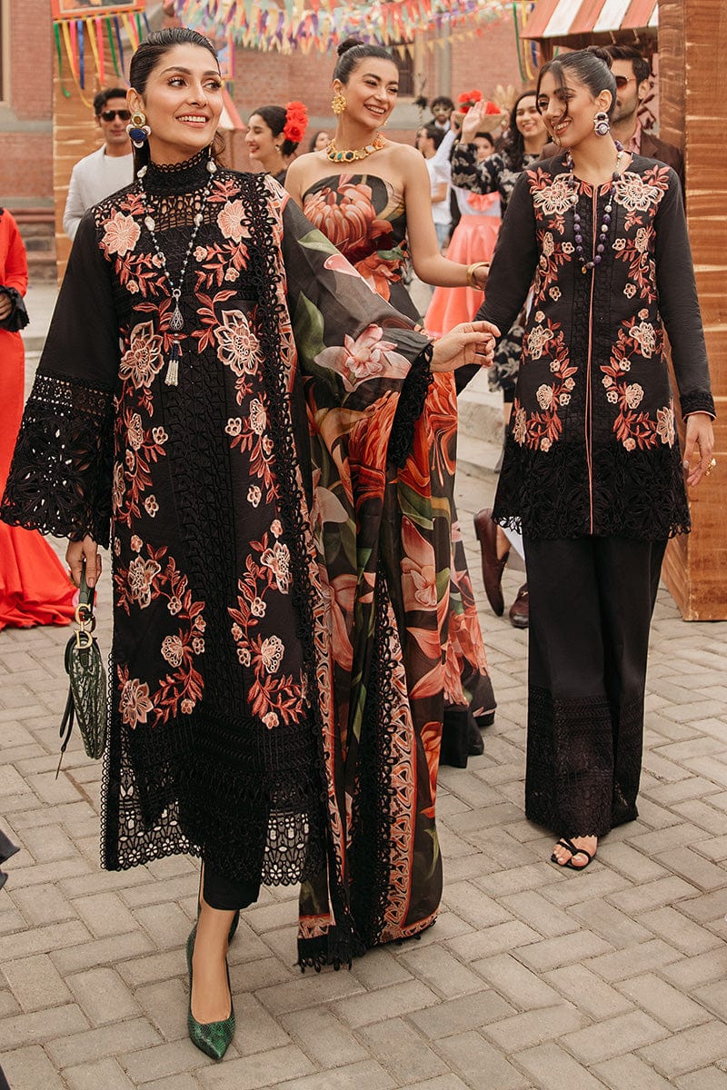 Grace S825- Heavy Shifli Embroidered 2pc lawn dress